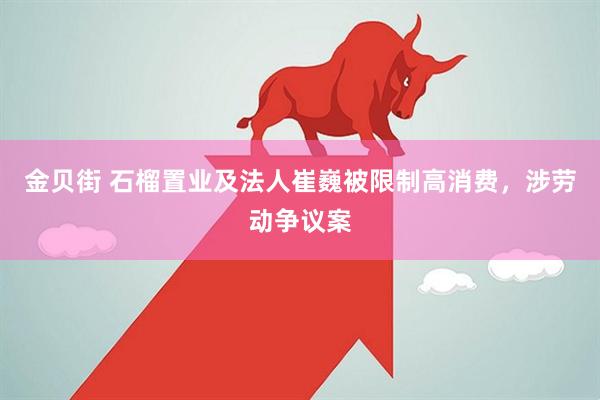 金贝街 石榴置业及法人崔巍被限制高消费，涉劳动争议案